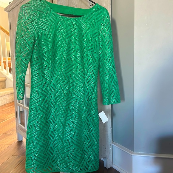 lilly pulitzer green lace dress Jouri 3/4 Sleeve Lace Dress – The Printed Peach Savannah